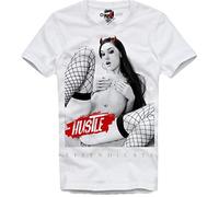 E1SYNDICATE T Shirt Sasha Hustle Hard Porn Queen Star MDMA DJ Disobey(XX-Large)
