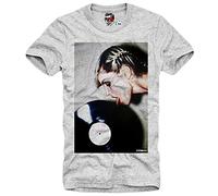 E1SYNDICATE T Shirt Vinyl Love Debbie Harry Blondie Vinyl Record Lick New Wave Post Punk(Small)