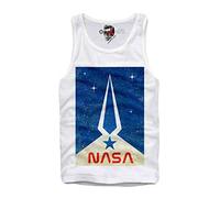 E1SYNDICATE Tank Top Shirt NASA Space Shuttle Cosmos Astronaut PSYCHONAUT(X-Large)