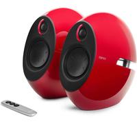 E25Hd Set D'Enceintes Design Avec Bluetooth Rouge 74 W