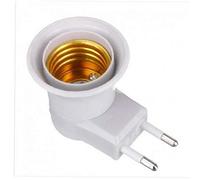 E27 220V 6A lumière mâle Prise à emboitement Adaptateur Convertisseur pour support de lampe d'ampoule avec le bouton ON/OFF