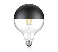 E27 Ampoule LED G125 blanc chaud (2700 K) 6,7 W 660lm miroir de tête (noir) [EEK: F]