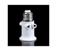 E27 Bulb Adapter Socket 100-240V AC with EU Plug for Lamp Holder Conversion