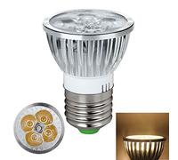 E27 LED Spot Ampoules AC85-265V 4W LED Projection Lampe Spot Lumière pour Maison Jardin Blanc Chaud