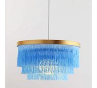 E27 Lumière Chaude Luxe Romantique Gland Pendant La Lumière, Décor Nordique Lustres Créatifs Moderne Réglable Suspendu Pendant La Lampe pour Bar Restaurant Chambre-Gris. 42 * 23 cm