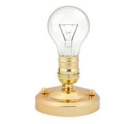 E27 Socket Adaptateur E26 / E27 Vintage Industriel Plafond Mur Lumière Base Titulaire Pendentif Ampoule Lampe Vis Socket(Doré)