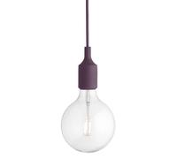 Muuto Suspension E 27 LED - rouge bourguignon