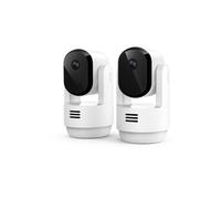 Arlo Caméra PTZ intérieure Essential 3 2K Vision nocturne Détection IA Pack de 2
