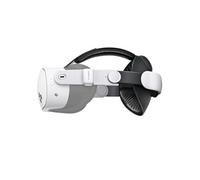 BOBOVR E3 Sangle de Tête, Compatible avec Meta Quest 3/Quest 3S Accessoire,Système d'équilibrage arrière, Bloc de Poids réglable de 70g blanc G