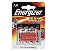 pile alcaline energizer max - lr6 - 1.5 volts - blister de 4 piles