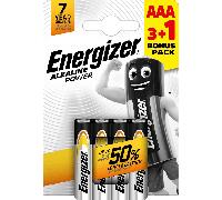 E300159605 Energizer Alkaline Power Pile AAA PROMO 3+1