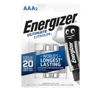 ENERGIZER Blister de 2 Piles Ultimate Lithium L92 AAA Micro LR03