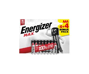 E303328000 Energizer Max E92 BP 8 4+4 gratuit