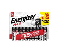 E303329900 Energizer Max Alk AA BP20 15+5