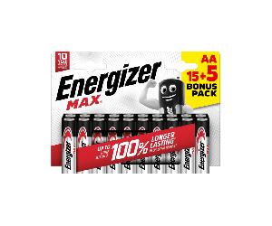 E303329900 Energizer Max Alk AA BP20 15+5