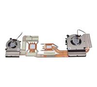 E32-2500801-HH7 original MSI ventilateur incl. refroidisseur (CPU/GPU) pour Crosshair 17 A11UCK (MS-17L2), A11UDK, A11UEK, Katana 11UG, GF76 11UE, GF76 11UEK (MS-17L1)