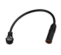 E38 Bolwins Rallonge d'antenne radio de voiture ISO DIN 150 ohms angle 30 cm - Câble d'antenne de voiture pour autoradio, transmission fiable du signal, installation facile