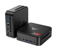 E3B Mini PC 32 Go DDR4 512 Go SSD, Ryzen 7 5700U(Jusqu'à 4,3 GHz,8C/16T) Micro Ordinateur Bureau, AMD Radeon RX Vega 8 PC pour Bureau/Home Cinéma/Affaires/Voyage【WiFi 6/Buetooth 5,2/DP+HDMI+USB-C】