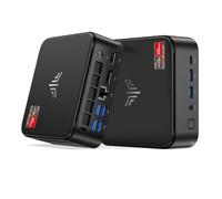 E3B Mini PC 32 Go DDR4 512 Go SSD, Ryzen 7 5700U(Jusqu'à 4,3 GHz,8C/16T) Micro Ordinateur Bureau, AMD Radeon RX Vega 8 PC pour Bureau/Home Cinéma/Affaires/Voyage【WiFi 6/Buetooth 5,2/DP+HDMI+USB-C】
