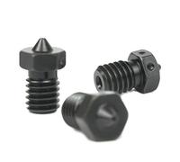 E3D Genuine Hardened Steel Nozzle 0.4mm, 0.6mm Triple Pack for V6 HotEnd 3D Printer (1.75mm, 0.6mm)