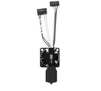 E3D ObXiDian 500 haut débit compatible avec Bambu Lab X1E (0,4 mm) Complete HotEnd, débit augmenté de 60 %, impression 3D lisse, idéal pour filaments remplis de fibres, approuvé Bambu