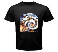 E3RDH5F37 Moody Blues Logo Men's Black T-Shirt