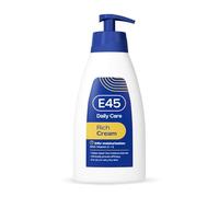 E45 Crème riche à la vitamine C + E pour peaux sèches à très sèches 400 ml Hydratation intense à l'huile d'onagre - Crème pour les mains et le corps pour une hydratation longue durée et une peau douce