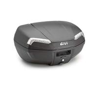 E46NT GIVI Coffre Riviera Case 46 Lt Noir Avec Plaque Pour Moto Scooter