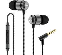 E50C Wired In-Ear Earphones with Microphone HiFi Monitor Headsets Good Sound Isolation Great for Sound Control Comfortable Port Gunmetal
