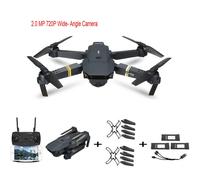 E58 2mp Avec 720p Caméra Wifi Fpv Pliable Selfie Drone Rc Quadcopter Rtf Hélicoptère 3635-Générique