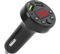 E6 CAR Transmetteur FM Bluetooth Hands -Free Kit LED -Affichage -Stéréo -Audio avec port USB