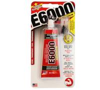 E6000 Colle industrielle transparente et imperméable 29,5 ml avec pointes de précision - Colle forte pour la fabrication de bijoux, perles, strass et projets de bricolage