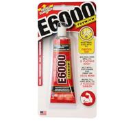 E6000 Tube de colle industrielle transparente de 29,5 ml - Colle universelle imperméable pour les réparations de bricolage - Adhère au bois, au métal, au plastique, au tissu, au verre et à la