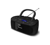 E65010 - Radio - CD - Cassette - Lecture MP3 - FM - USB - AUX - 2 x 30 W - Noir