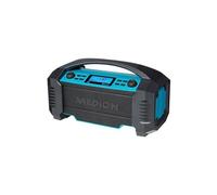 MEDION Radio de Chantier Life (E66050), Poste Radio Dab+/Bluetooth, Radio Portable Robuste idéale pour Le Camping ou Le Jardin, résiste aux éclaboussures d'eau