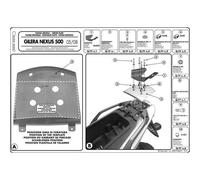 E682M GIVI SUPPORT DE TOP CASE MONOLOCK® Pour GILERA NEXUS 500 2014