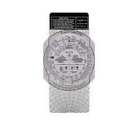 E6B Aviation Circular Slide Règle pour entraînement pilote | Calculatrice de vol manuelle, pas besoin de calculs du carburant et du vent, outil pour la