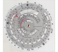 E6B Ordinateur de vol en papier, graphique de diapositives en plastique, navigation, pour formation en aviation, formation, stages (E6B-R)