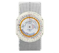 E6B Règle circulaire à glissière pour ordinateur de vol manuel pour entraînement pilote, correction de la navigation, calcul de la consommation de carburant, calculs au sol, 22,9 x 11,9 cm pour