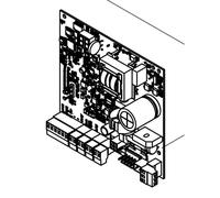E734 - platine electronique. piece detachee pour gamma kit, c734 - FAAC 63003495