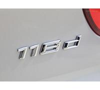 E871 118d Emblème 118 D avec inscription autocollante 3D pour voiture Chromé