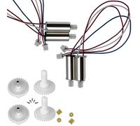E88 Drone Teng1 pièces compatibles Compatible avec Drone Pliable E525 LS-E525 RC quadrirotor Comprenant Bras Moteur hélices Engrenages Accessoires Compatible avec E88 Pro(Plug 4MOTOR 7MM 8T)
