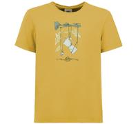 E9 - T-shirt en coton bio - Bond Curry pour Homme en Coton - Taille L - Jaune Jaune L