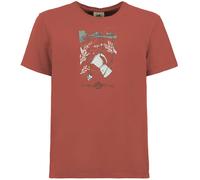 E9 - T-shirt en coton bio - Bond Paprika pour Homme en Coton - Taille XL - Rouge Rouge XL
