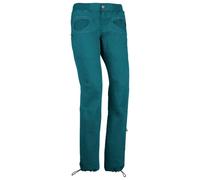 E9 - Pantalon stretch en coton bio - Onda Slim2 Green-Lake pour Femme en Coton - Taille L - Bleu Bleu L