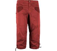 E9 - Pantalon 3/4 respirant d'escalade - R3 M Paprika pour Homme en Coton - Taille S - Rouge Rouge S