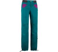 E9 - Pantalon d'escalade - Onda Story W Green Lake pour Femme en Coton - Taille M - Vert Vert M