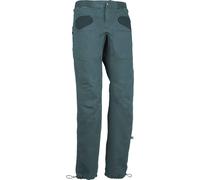 E9 - Pantalon en coton bio - Rondo Slim Dark-Teal pour Homme en Coton - Taille S - Bleu Bleu S