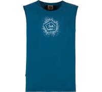 E9 - T-shirt d'escalade - Spray M Apatite pour Homme en Coton - Taille L - Bleu Bleu L