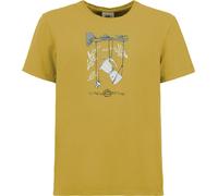 E9 - T-shirt en coton bio - Bond Curry pour Homme en Coton - Taille L - Jaune Jaune L